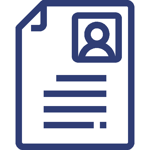 CV bleu - Gestion entreprise Bordeaux
